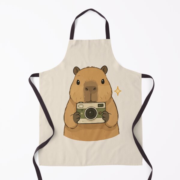 Item preview, Capybara Cartoon Photography Camera Funny designed and sold by stylishdzign.