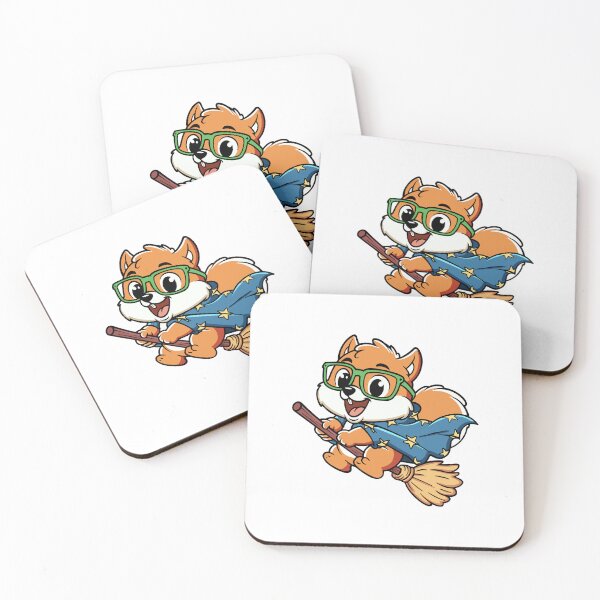 Item preview, Squirrel Witch Flying on a Broom designed and sold by mex-art.
