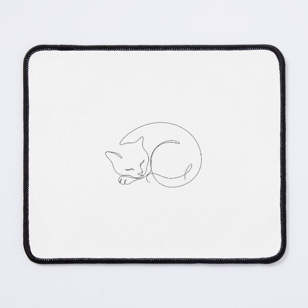Item preview, Sleeping Cat Minimalist Continuous Line Art designed and sold by BrFrong.