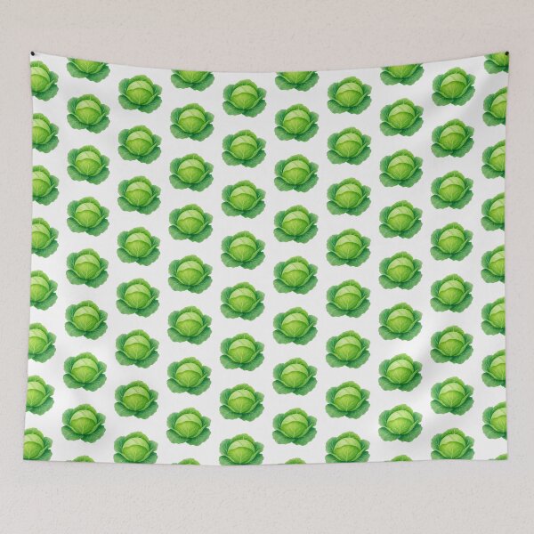 Item preview, Watercolor Green Cabbage Fresh Veggie Garden Illustration  designed and sold by SmallDart Creations.