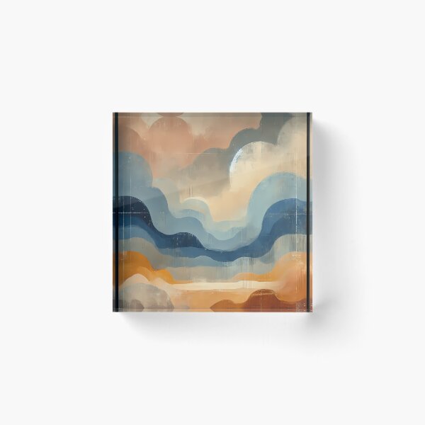 Item preview, Serene Color Field Painting designed and sold by ArtisticWild.