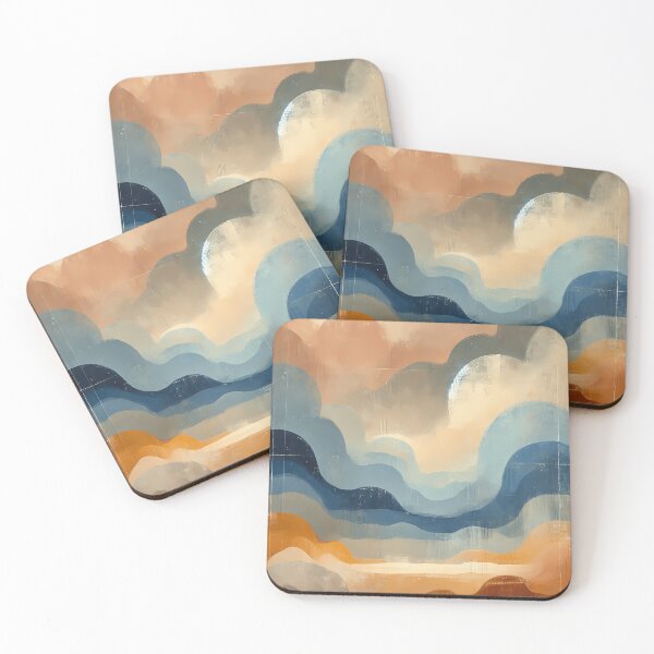 Item preview, Serene Color Field Painting designed and sold by ArtisticWild.