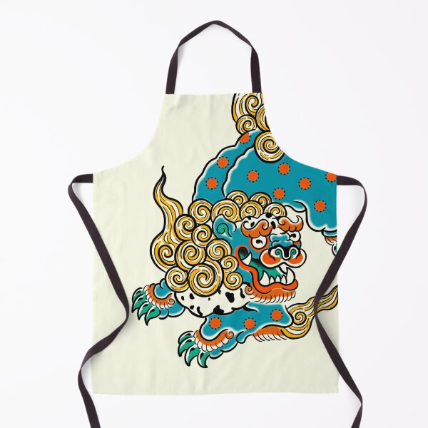 Item preview, Foo Dog Blue Guardian Lion designed and sold by MARCOSURREAL.