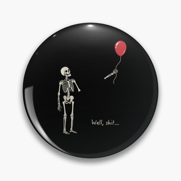 Item preview, Skeleton Losing Arm To Red Balloon - Funny Bad Day Dark Humor designed and sold by Creative Spark.