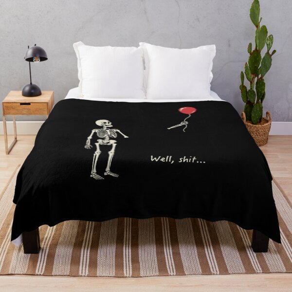 Item preview, Skeleton Losing Arm To Red Balloon - Funny Bad Day Dark Humor designed and sold by Creative Spark.