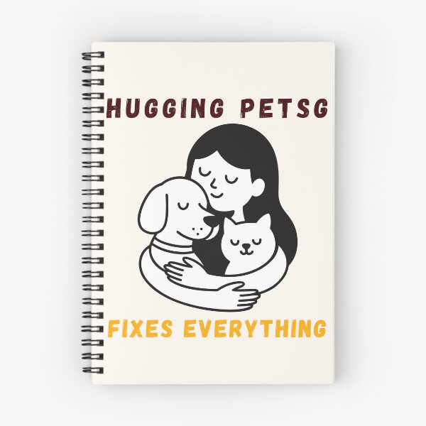 Item preview, Hugging Pets Fixes Everything designed and sold by fadilow.