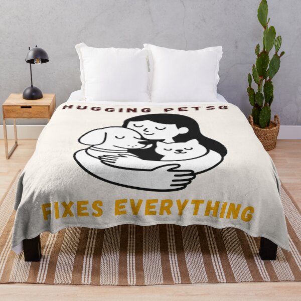 Item preview, Hugging Pets Fixes Everything designed and sold by fadilow.