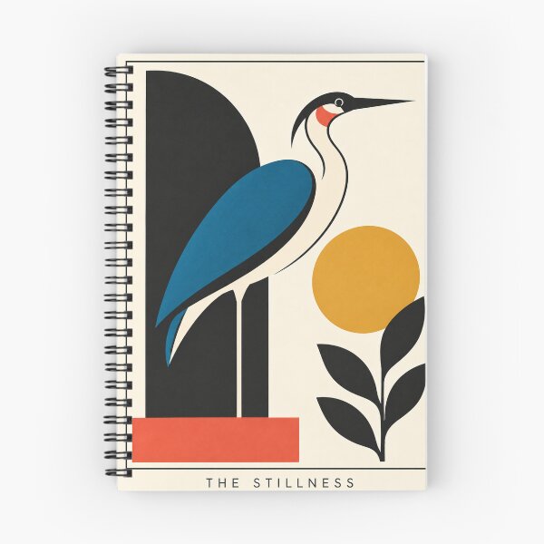 Item preview, 'The Stillness' Abstract Bird Art Print | Modern Minimalist Geometric Art designed and sold by Filora Atelier | Bird Art.