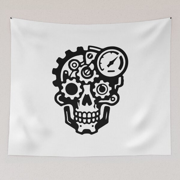 Item preview, Dark Silhouette Skulls 049_1 designed and sold by AhmedHelal24795.