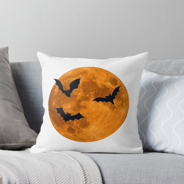 Item preview, Spooky Full Moon with Flying Bats Silhouette designed and sold by stylishsketcher.