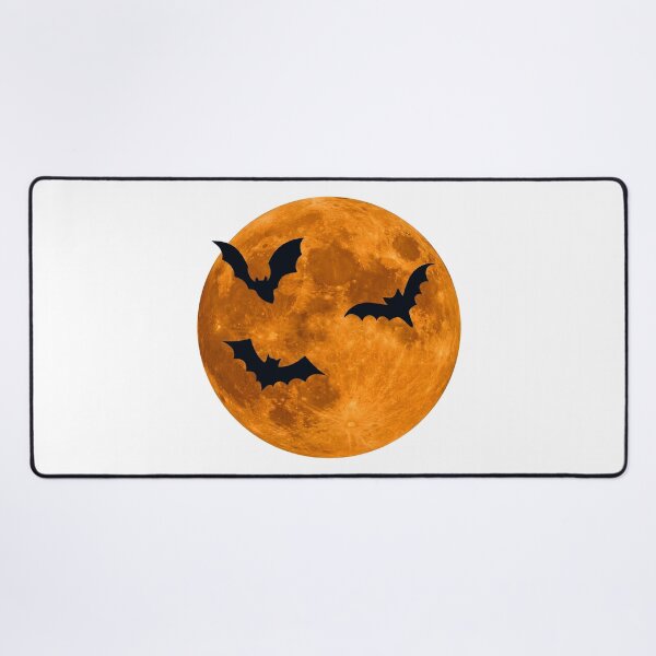 Item preview, Spooky Full Moon with Flying Bats Silhouette designed and sold by stylishsketcher.