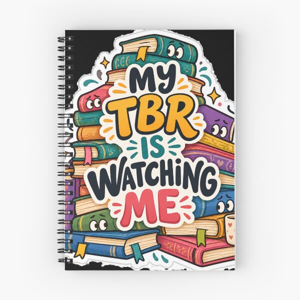 Item preview, My TBR Is Watching Me – Funny Bookworm Reading Sticker designed and sold by JAY187VK.