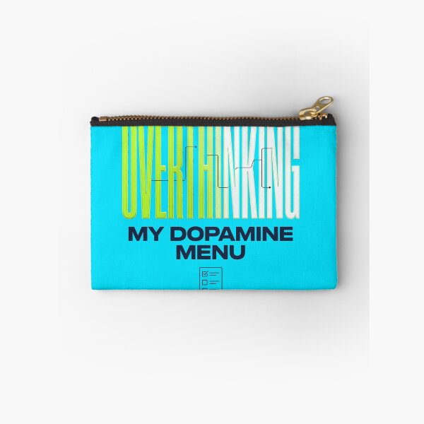 Item preview, Professionally Overthinking My Dopamine Menu Streetwear Typography designed and sold by Fun2Fentastic.