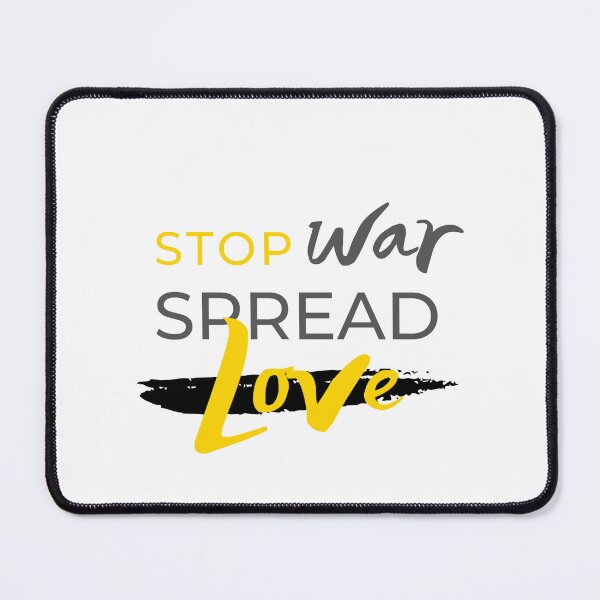 Item preview, Stop War Spread Love Modern Typography Art designed and sold by serotonin75114.