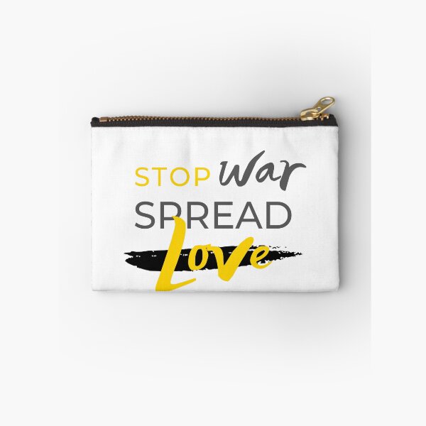 Item preview, Stop War Spread Love Modern Typography Art designed and sold by serotonin75114.