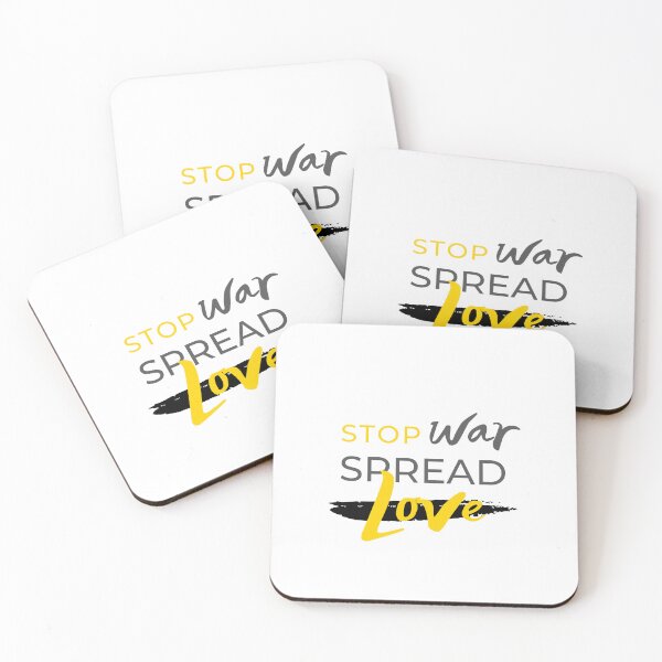 Item preview, Stop War Spread Love Modern Typography Art designed and sold by serotonin75114.