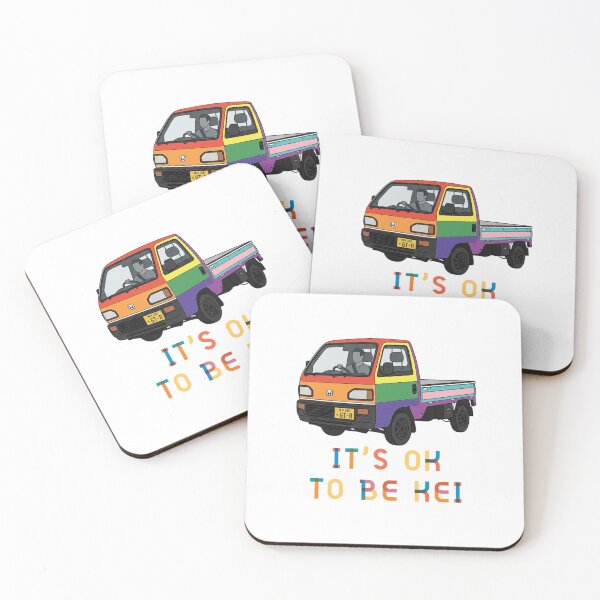 Item preview, Honda Acty JDM Kei Truck Art - It's OK to Be Kei designed and sold by Piffys.