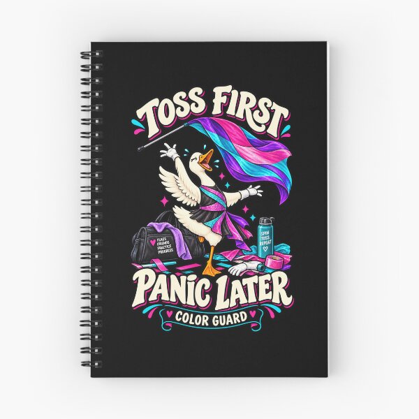 Item preview, Toss First Panic Later Funny Color Guard Goose designed and sold by Ridaelb.