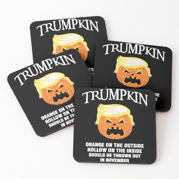 Item preview, Halloween Anti Trumpkin Orange On The Outside Hollow Inside designed and sold by Gargamal.