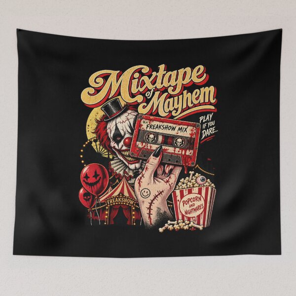 Item preview, Freakshow Mixtape of Nightmares – Vintage Horror Carnival designed and sold by SidTastic .