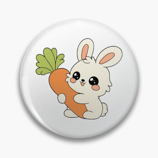 Item preview, Simple Funny Rabbit & Carrot Design designed and sold by UnrealShopKelko.