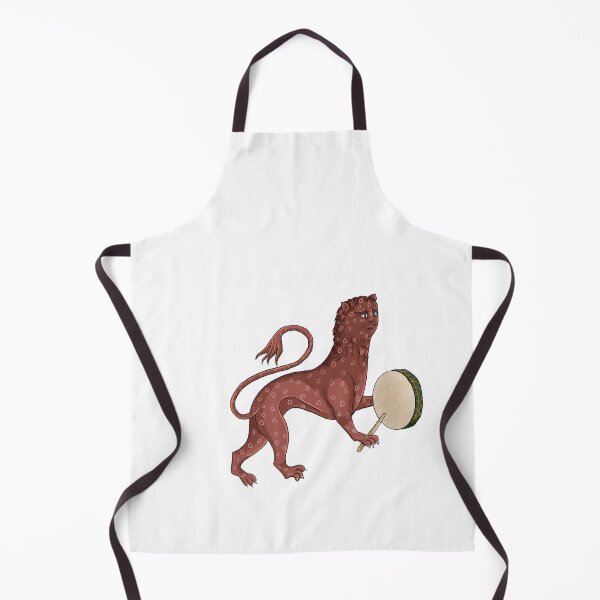 Item preview, Medieval lion playing the drum designed and sold by SterneAdina.