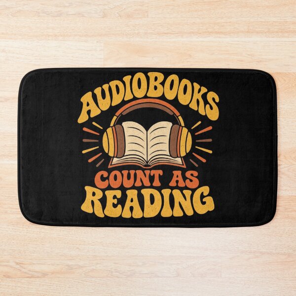 Item preview, Audiobooks Count As Reading Funny Book Lover Reader Retro Gift designed and sold by eNtyshop23.