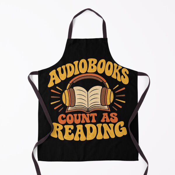 Item preview, Audiobooks Count As Reading Funny Book Lover Reader Retro Gift designed and sold by eNtyshop23.