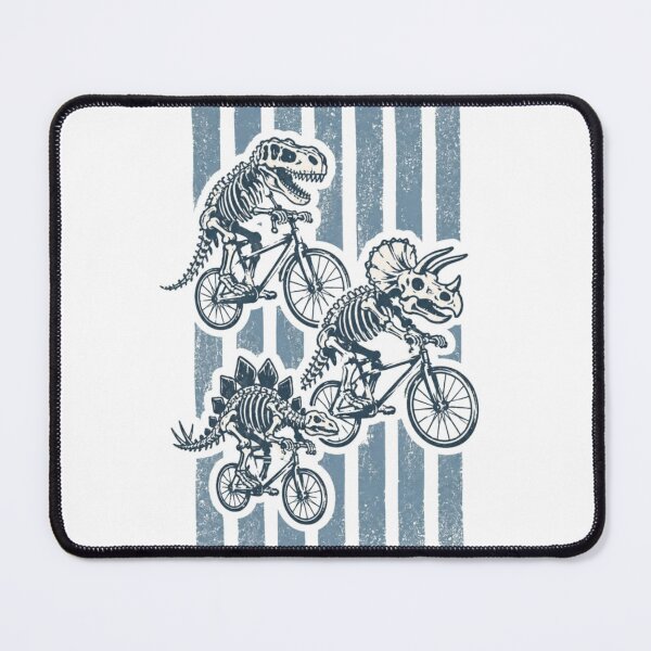 Item preview, Dinosaur Skeletons Riding Bicycles – Vintage Funny Dino Cycling Design designed and sold by aloksahu123.