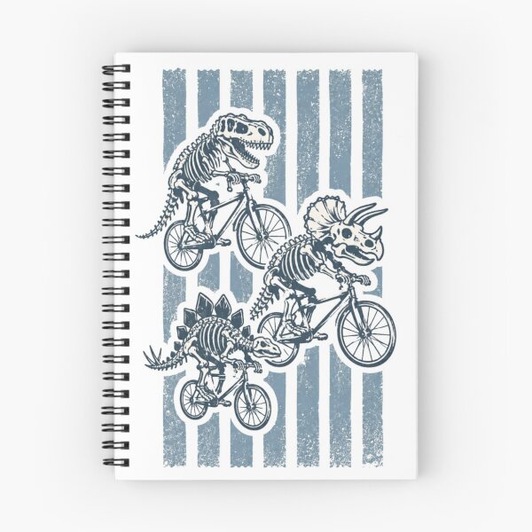 Item preview, Dinosaur Skeletons Riding Bicycles – Vintage Funny Dino Cycling Design designed and sold by aloksahu123.