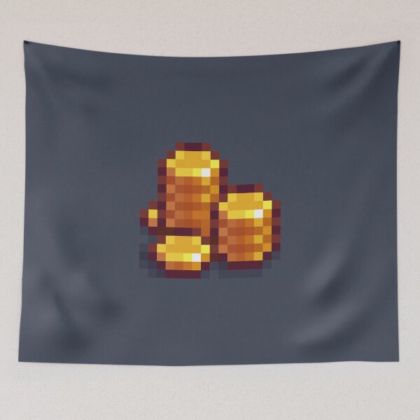 Aperçu de l'œuvre Pixel Gold Coins E créée et vendue par Ben Henry.