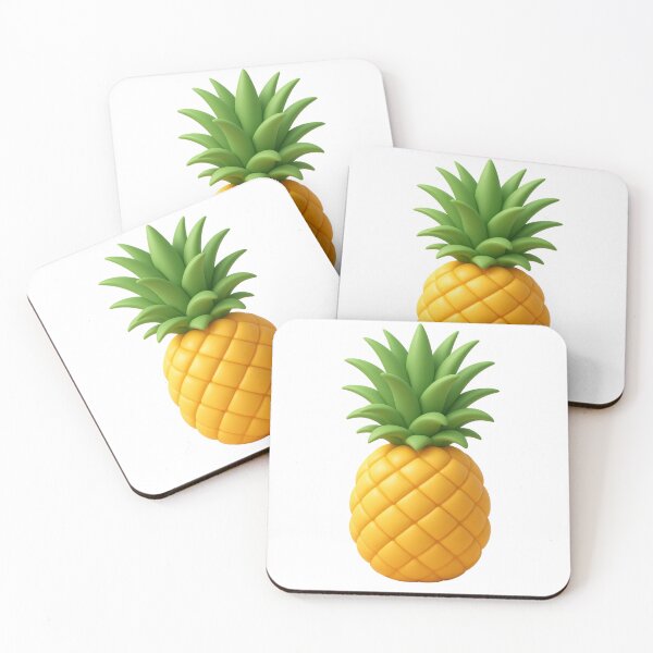 Item preview, Cute 3D Pineapple Summer Tropical Fruit Illustration  designed and sold by SmallDart Creations.