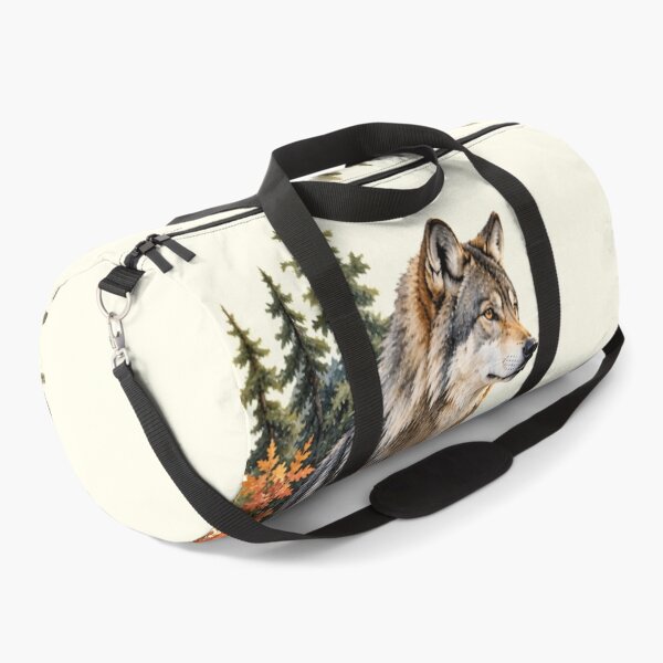 Item preview, Gray Wolf on the Ridge | Wild Mountain Wildlife Art designed and sold by SusanSweetArt.