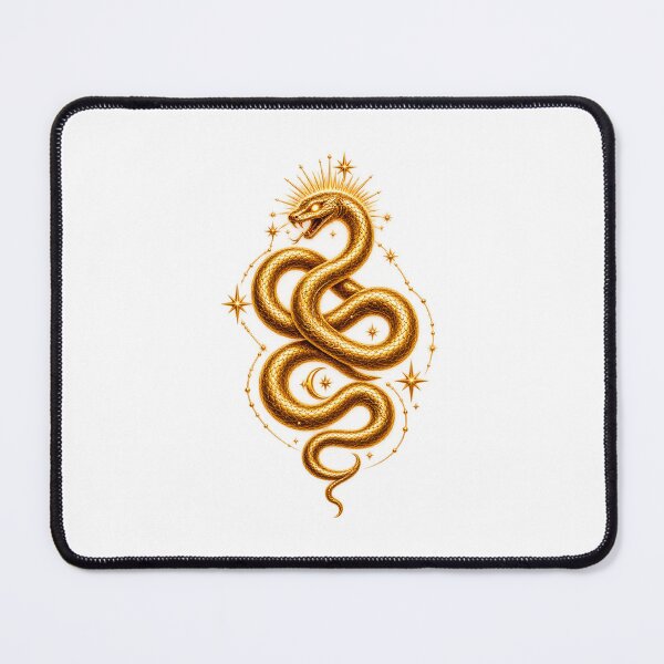 Item preview, Golden Celestial Serpent Among Stars designed and sold by StudioHugo.