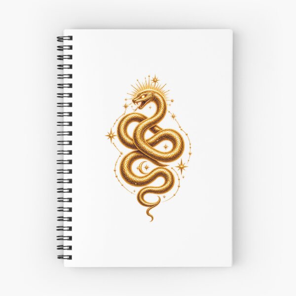 Item preview, Golden Celestial Serpent Among Stars designed and sold by StudioHugo.