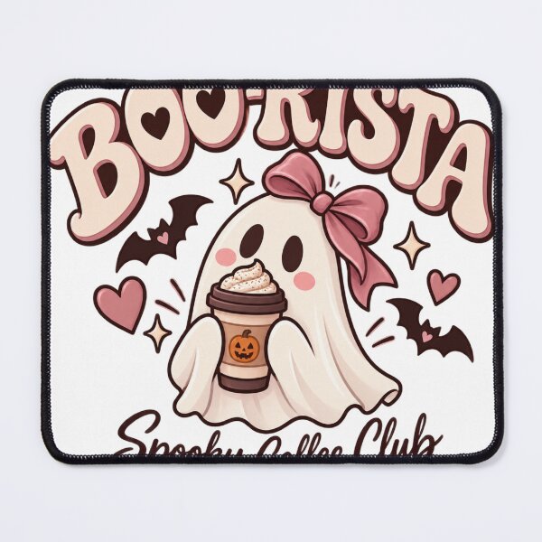 Item preview, Boo-Rista Cute Ghost Coffee Halloween Design designed and sold by Funkystreet.