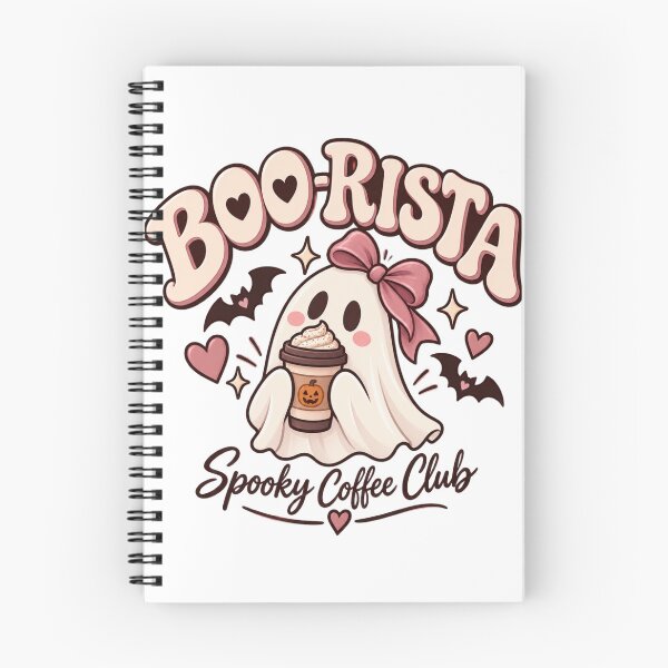 Item preview, Boo-Rista Cute Ghost Coffee Halloween Design designed and sold by Funkystreet.