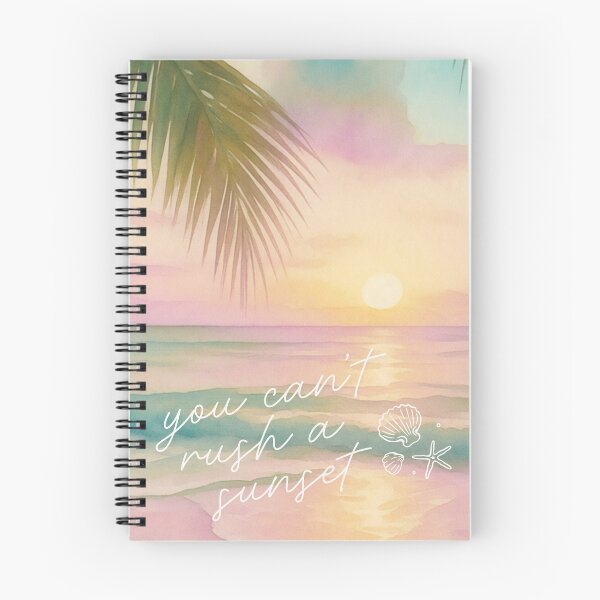 Item preview, You Can't Rush A Sunset Coastal Beach Art  designed and sold by Annotated Aesthetic.
