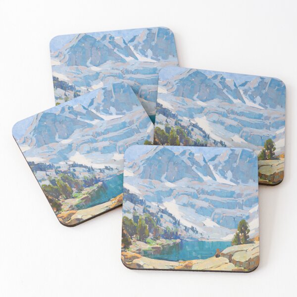 Item preview, La Marque Lake (Lamarck Lakes) High Sierra mountain alpine landscape painting print by Edgar Alwin Payne designed and sold by Jéanpaul  Ferro.