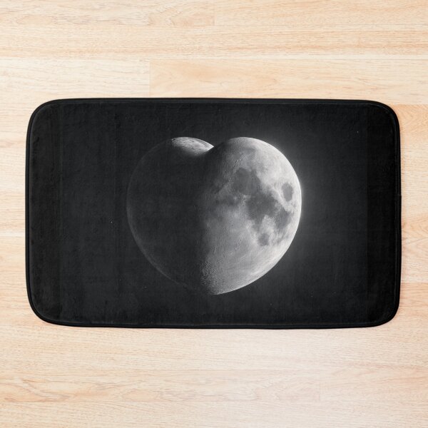Item preview, Heart Shaped Moon – Astrology, Celestial & Space Love Design designed and sold by WordPlayStudio.