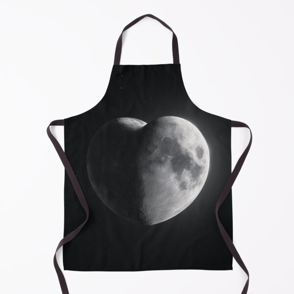 Item preview, Heart Shaped Moon – Astrology, Celestial & Space Love Design designed and sold by WordPlayStudio.