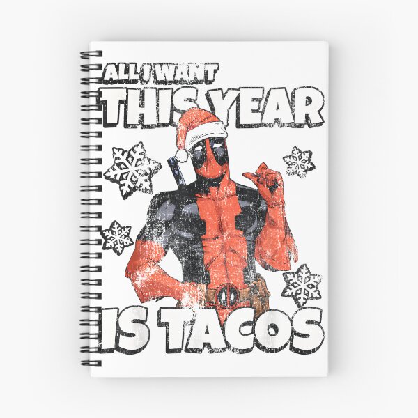 Item preview, Dead Guys Wearing Santa Hats I Want Tacos Christmas Holiday Design designed and sold by PrintcoDesign.