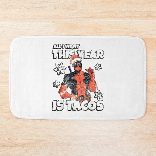 Item preview, Dead Guys Wearing Santa Hats I Want Tacos Christmas Holiday Design designed and sold by PrintcoDesign.