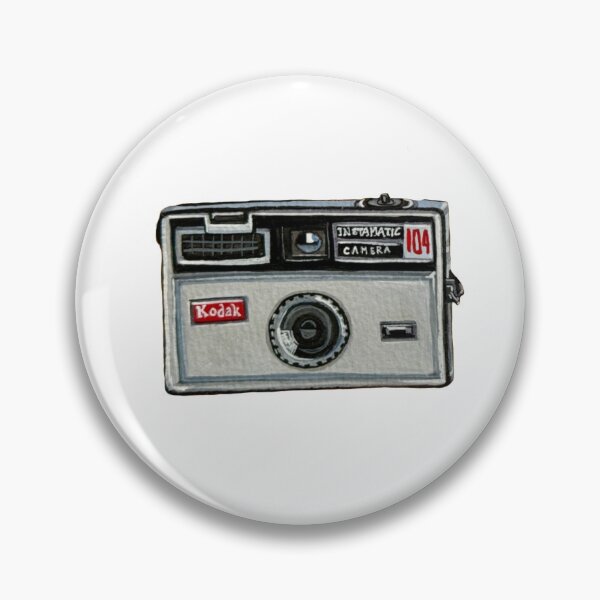 Item preview, Vintage Kodak Instamatic 104 Camera, hand painted designed and sold by KateIvesArt.