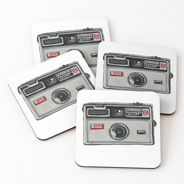 Item preview, Vintage Kodak Instamatic 104 Camera, hand painted designed and sold by KateIvesArt.
