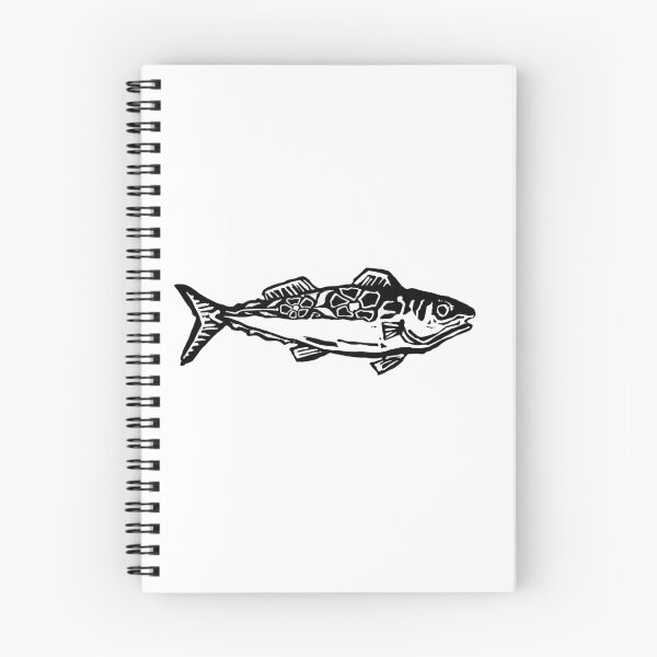 Item preview, Flower Fish Ink Stamp designed and sold by gossorio.