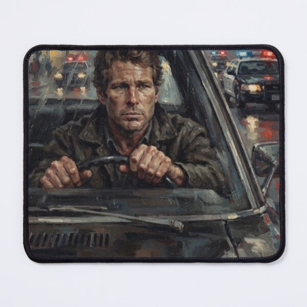 Item preview, The Driver Neo-Noir Action Thriller Fine Art Tribute designed and sold by Art's Diner.