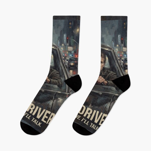 Item preview, The Driver Neo-Noir Action Thriller Fine Art Tribute designed and sold by Art's Diner.