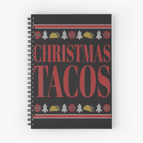 Item preview, Deadpool Inspired Christmas Tacos Holiday Funny Festive Design designed and sold by PrintcoDesign.