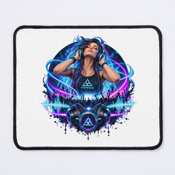 Item preview, Trance Music Neon – Electronic Dance Music Artwork designed and sold by ArtGStudio.